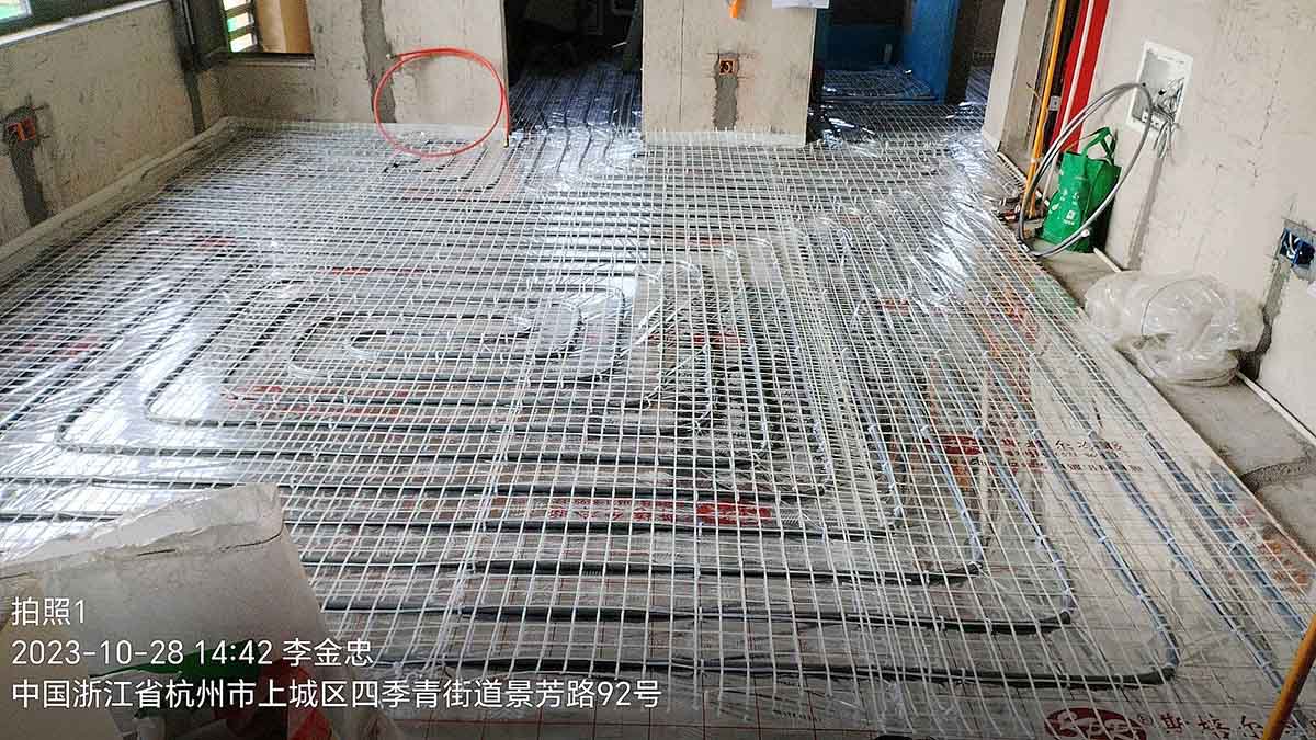 順福2區地暖施工